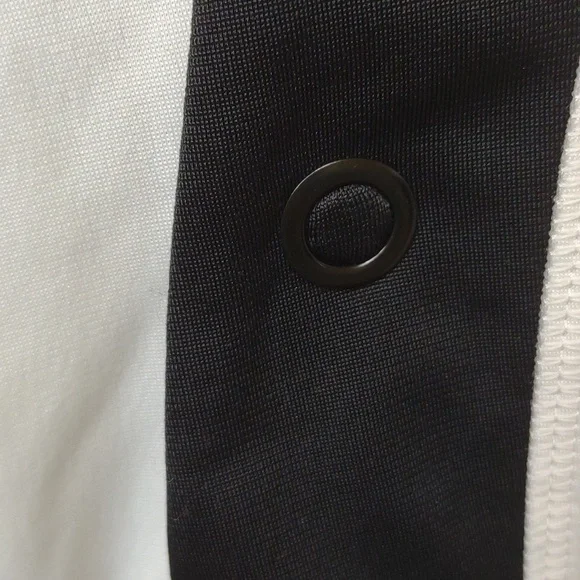 Adidas Women's Full Zip LS Stand Collar Snap HandWarmer Pockets Track Jacket Vtg - Picture 9 of 16